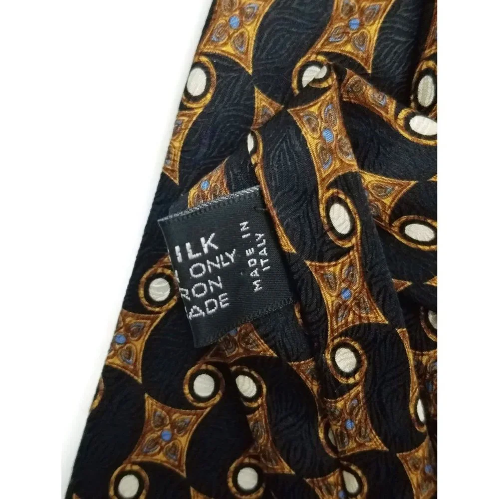 Vitaliano Pancaldi‎ 100% Silk Multi-Color Made in Italy Abstract Men's Neck Tie